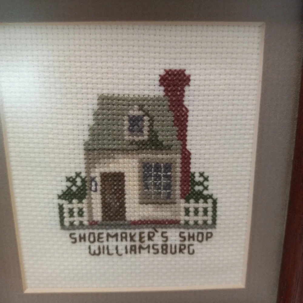 VINTAGE Handcrafted Needlepoint 